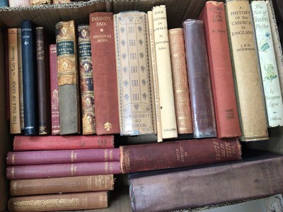 Lot 351 - Four boxes of antique and later books