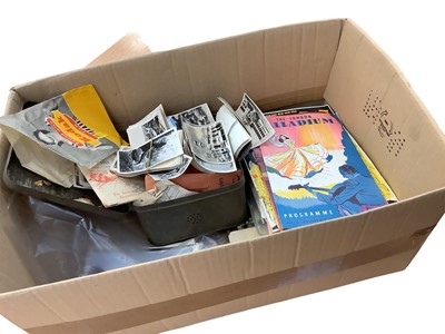 Lot 1503 - Group of Second World War photographs of India, together with various First and Second World War era postcards and some theatre programmes.