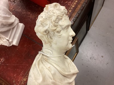 Lot 30 - Early 19th century Samuel Alcock & Co. bust of George IV