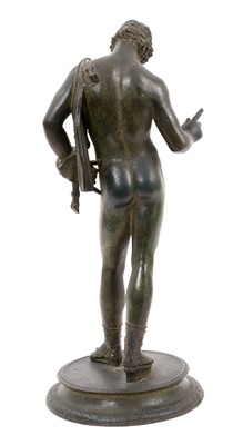Lot 1005 - 19th century Grand Tour bronze of Narcissus