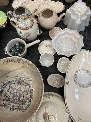 Lot 144 - 18th century creamware and other ceramics