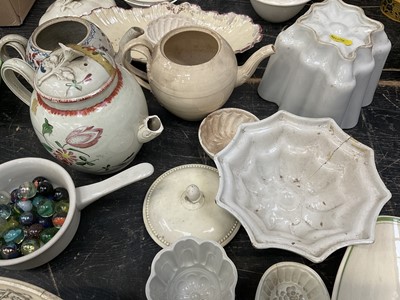 Lot 144 - 18th century creamware and other ceramics