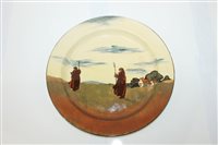 Lot 2166 - Royal Doulton Farmworkers Silhouette plate...