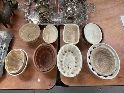 Lot 462 - 12 Victorian jelly moulds, various designs