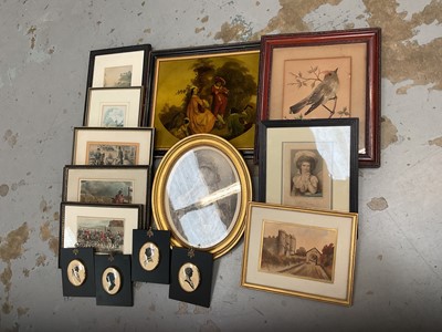 Lot 651 - Box of antique engravings and prints