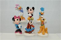 Lot 2157 - Set of six Royal Doulton Mickey Mouse...