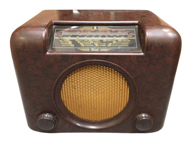 Lot 397 - 1950s Bush Bakelite valve radio