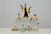 Lot 2158 - Group of seven Royal Doulton Disney's 101...