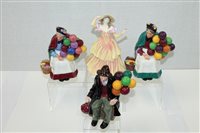 Lot 2162 - Four Royal Doulton figures - to include The...