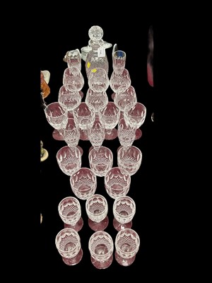 Lot 1140 - A Waterford Colleen pattern cut crystal service