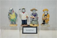 Lot 2151 - Beswick limited edition Hippos on Holiday...