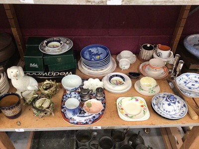 Lot 747 - Group of ceramics and silver plate, including...