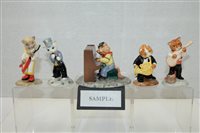 Lot 2152 - Group of ten Beswick Cat Band members - to...