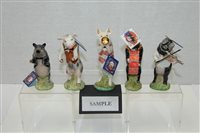 Lot 2153 - Nine Beswick Pig Band members - to include...