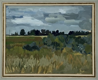 Lot 156 - British school, 20th century Gouache, landscape, 26x20cm