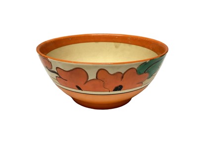 Lot 1121 - Clarice Cliff Bizarre range Fantasque bowl with hand painted decoration