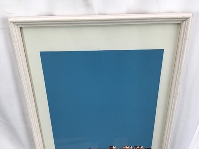 Lot 176 - Peter Strachan: screenprint, Normandy Seaside, signed and numbered in pencil, 28.5x38cm