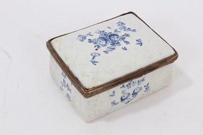 Lot 960 - Two 18th / 19th century Staffordshire enamel boxes