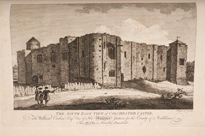 Lot 1121 - The History And Antiquities Of the County of Essex, by Philip Morant, printed for Osborne, Whiston, Baker, Davis, Reymers and White, 1768, full leather bound
