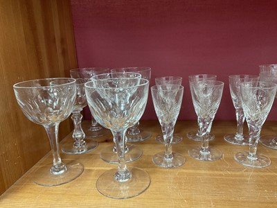 Lot 211 - Collection of cut glassware