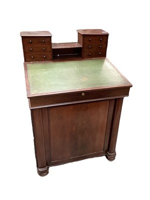 Lot 1681 - William IV mahogany davenport