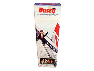 Lot 369 - Denys Fisher Dusty the British Airways jet-setting girl air stewardess, with paperwork, boxed (1)