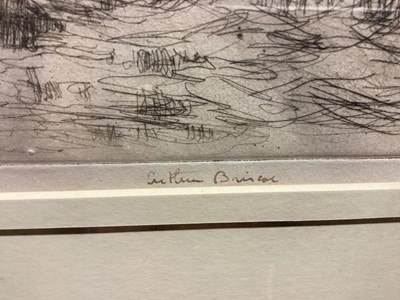 Lot 349 - Arthur Briscoe (1873-1943) signed etching in glazed gilt frame 'Bucko Mate', signed and numbered 58/75.
