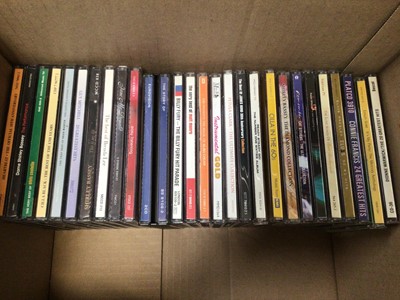 Lot 371 - Collection of Blu-rays, DVDs including Five Decades of Bond 007 boxed set and various CDs (2 boxes)