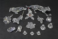 Lot 2198 - Group of eleven boxed Swarovski Silverer...