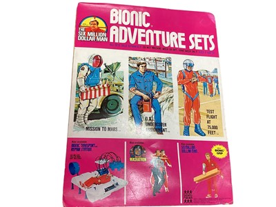 Lot 384 - Denys Fisher Six Million Dollar Man Bionic Adventure outfit sets