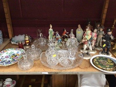 Lot 729 - Group of ceramics, glass and metalwares