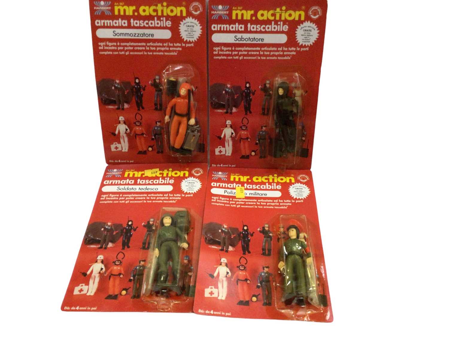 Lot 1822 - Selection of various blister packs including Mr Action, Galaxy Heroes, Action models, Lost World of Warlord and others (Qty)