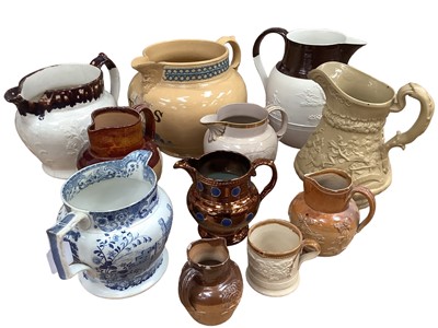 Lot 338 - Assorted 19th jugs