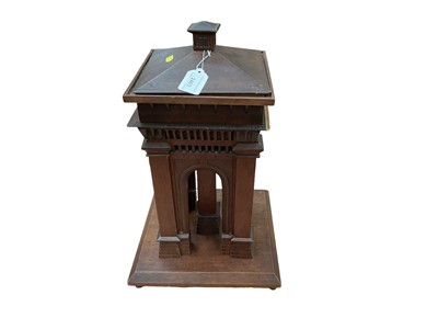 Lot 2403 - A scratch-built model of Colchester's 'Jumbo' water tower, built by the vendor's grandfather while serving in the Navy in the First World War