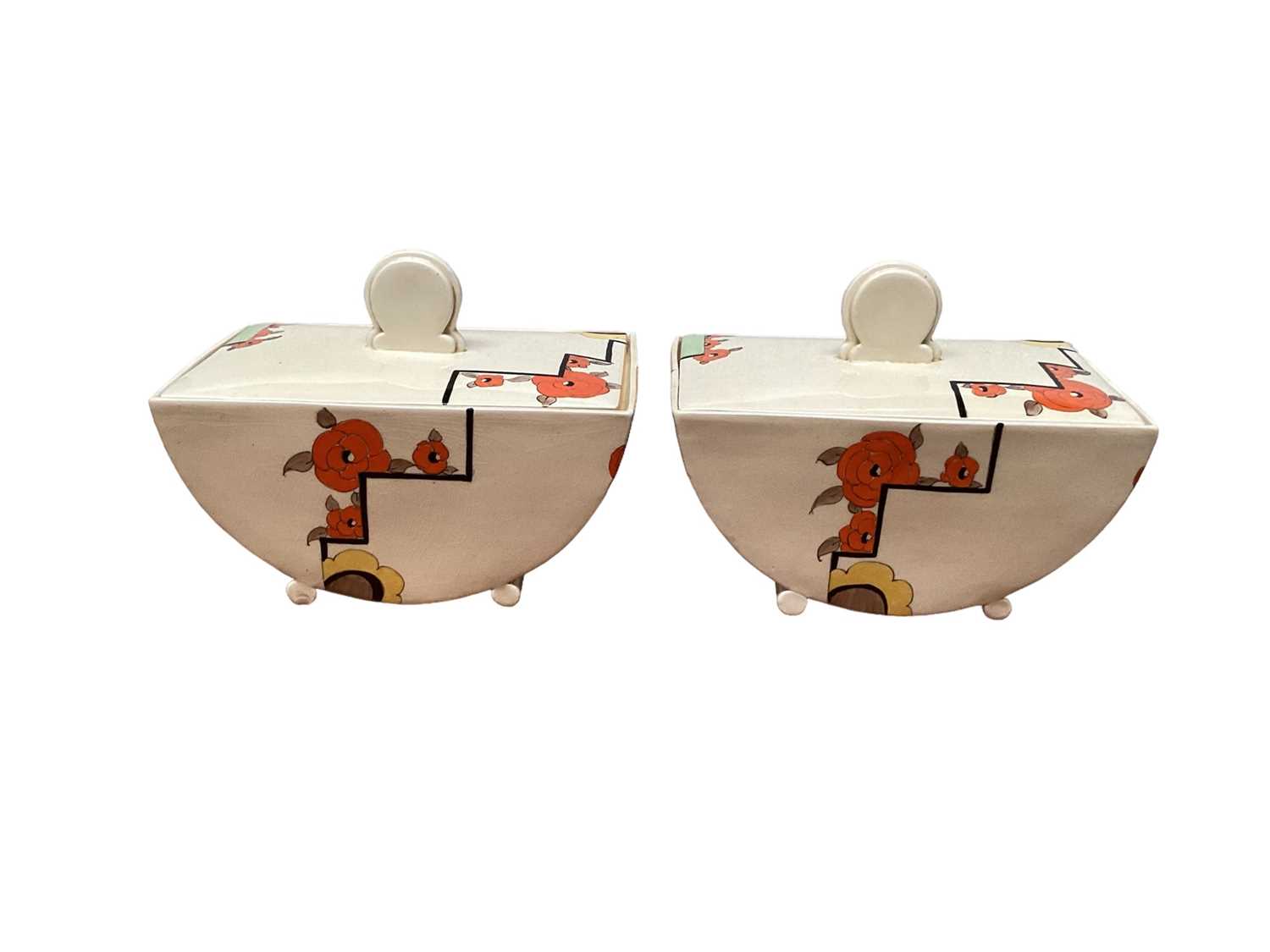 Lot 1102 - Clarice Cliff Bizarre range dinner service