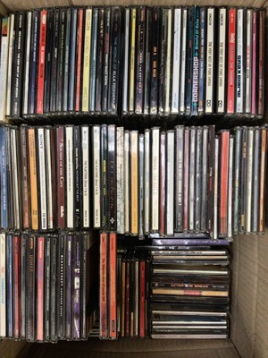 Lot 383 - Box of CDs including hip hop, RnB, Michael Jackson book etc