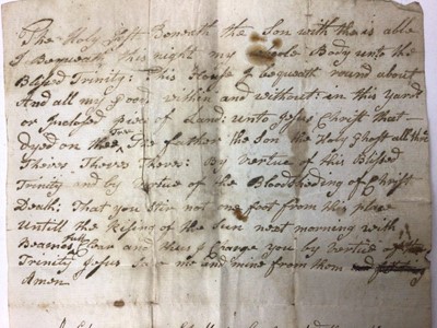 Lot 50 - Handwritten spell