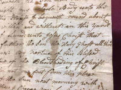 Lot 50 - Handwritten spell