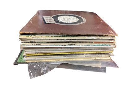 Lot 2237 - Two boxes of LP records including Pink Floyd, Cream, Led Zeppelin, Rolling Stones, Big Brother and The Holding Company and Jethro Tull. Some duplicates etc