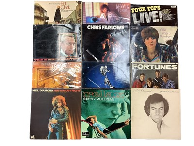 Lot 2239 - Two boxes of LP records including Freddie King, Stevie Ray Vaughan, Albert King, Georgie Fame and some classical albums