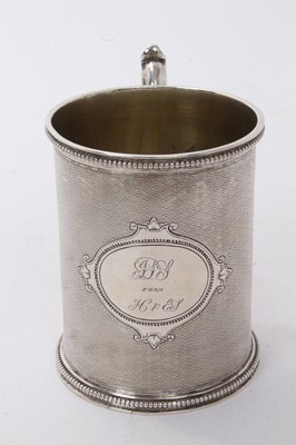 Lot 467 - Victorian silver christening mug