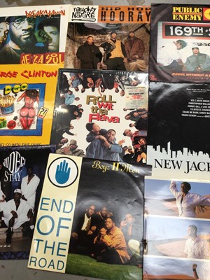 Lot 390 - Box of 12 inch singles, mainly Hip Hop including Public Enemy, Naughty by Nature, De La Soul and Snoop Dogg