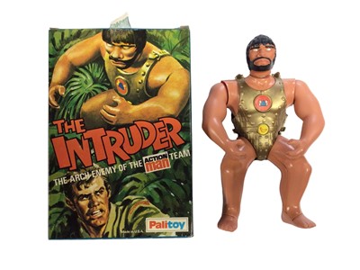 Lot 3 - Palitoy Action Man The Intruder (1977-1980) the arch enemy of the Action Man team with crushing bear hug, boxed with sellotape damage, No.34080 (1)
