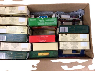Lot 1896 - Die Cast collection of Llado, Corgi, boxed models in three boxes together with glazed display cabinets.