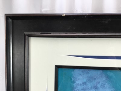 Lot 246 - Marsha Hammel (b.1949) oil painting of a jazz singer and clarinet player, signed, 59cm x 44cm, framed and glazed