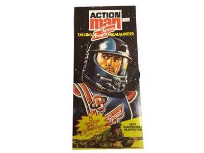 Lot 6 - Action Man Talking Space Ranger Commander (1982-1984) with eagle eyes, sharpshooter head position and 5 random space commands (not tested), in window box No.34038 (1)