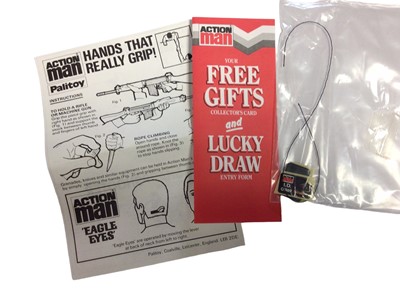 Lot 8 - Palitoy Miro-Meccano Action Man Special Operations (No Outfit) with eagle eyes (detached head) grey trunk body & plastic ID tag, leaflet & lucky draw entry form, boxed No.934800 (1)