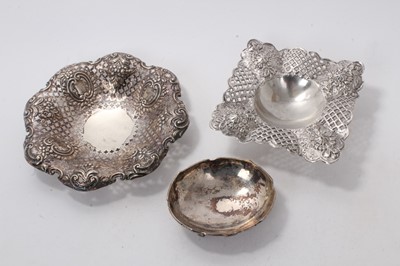 Lot 457 - Three silver dishes (3)