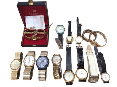 Lot 81 - Group of vintage and later wristwatches