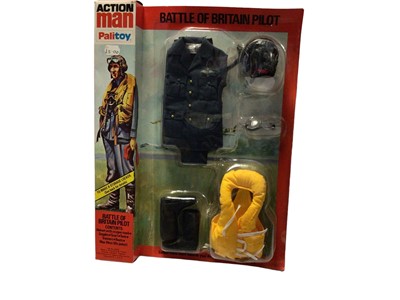 Lot 27 - Palitoy Action Man Battle of Britain Pilot Outfit (1979-1983), in locker box packaging No.34326 (1)